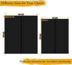 AKONEGE 3PCS Small Trifold Poster Board, 21 x 14 Inches Black Corrugated Cardboards Mini Tri Fold Poster Boards for School Projects, Science Fair, Business Presentations, Exhibitions, Event Display