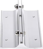 SINKAA Aluminum Corridor Sign Holder, 10 Pack Direct Sign Mount Bracket, Design for Restroom, Conference Room Classic Silver Signs - 4" Length, 1/8" Substrate - Easy to Install