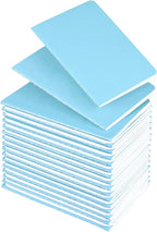 Lzerking Mini Notebooks Bulk 36 Pack Small Pocket Journal Notepads-Light Blue Cover 3.5 x 5.5 Inches, 30 Sheets/60 Pages, for Kids to Write Stories