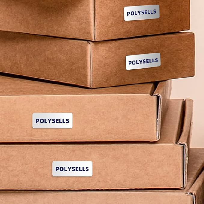 POLYSELLS 1" x2-5/8 Self Adhesive Address Labels, 30UP Blank Shipping Labels, FUSKU, FBA Mailing Labels for Inkjet and Laser Printer, 7500 Sticker Labels (250 Sheets), 30 Labels per Sheet