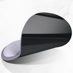 ITNRSIIET Ergonomic Mouse Pad with Comfort Gel Wrist Rest, Non-Slip PU Base, Smooth Textured Surface, Reduces Hand Fatigue & Wrist Pain, 8.7 x 7.2 Inch for Office Gaming Home, Mist Gray