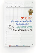 Audio-Visual Direct Magnetic Weekly Planner Dry-Erase Board for Wall - 24" x 36" - (to Do List, White)
