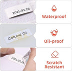 Risio Thermal Labels 2"x3.15"(50x80mm),80 Labels/Roll(10 Rolls),Waterproof, Oil-Resistant, Scratch-Resistant Thermal Label Paper,for Barcode/Address/Mailing/Logo/Business/Home