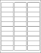 MACO ML3000 White Laser/Inkjet Shipping & Address Labels, 1 x 2 5/8 (Box of 3000)