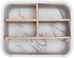 SZYRL Desk Organizers, Marble Remote Holders for Table, Modern Office Controller Pen Phone Holder Organizer, Stylish Caddy and Storage Accessories for Bedside Nightstand Desktop Coffee Table