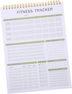 VICASKY Fitness Journal Notebook for Daily Training Sturdy Workout Planner Goal Setting 12-Month Fitness Agenda Notepad for Men Women Gym Enthusiasts