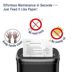 24PACK Paper Shredder Lubricant Sheets Shredder Oil Sheet for Shredder Blades