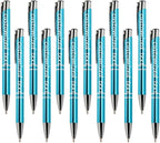 Yucold Customized ballpoint pens in bulk, personalized ballpoint pens with free engraving, for use in companies, enterprises, graduation anniversaries (Sky blue,26)