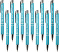 Yucold Customized ballpoint pens in bulk, personalized ballpoint pens with free engraving, for use in companies, enterprises, graduation anniversaries (Sky blue,130)