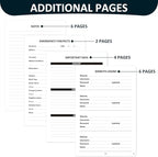 Comkiso Address Book with Individual Alphabetical Tabs Laminated, Large Print Address Book with 468 Wide Lining Entry Spaces, Change of Address Labels, Hardcover Address Book 5.7 x 8.5" - Floral