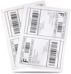 8.5" x 5.5" Half Sheet Self Adhesive Shipping Labels for Laser or Inkjet Printer (1000 Labels)