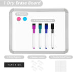VUSIGN Small Dry Erase Whiteboard, 8.5 x 11 Inches White Board for Kids, Students, Fridge, Locker, Mini Dry Erase Board