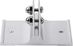 SINKAA Aluminum Corridor Sign Holder, 10 Pack Direct Sign Mount Bracket, Design for Restroom, Conference Room Classic Silver Signs - 2" Length, 1/8" Substrate - Easy to Install
