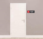 Mother's Room Sign – Privacy In Use / Available Slide Switch Sign, Premium Durable Acrylic Material, Super Strong Self-Adhesive, Quick Installation, Suitable For Your Home And Business ( 9×3 Inches, Black)