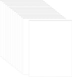 Guakicae 32 Sheets White Cardstock 8.5 x 11 Certificate Paper, 80lb Heavyweight White Card Stock Printer Paper for School Crafting, Menus, Invitations, Greeting Cards, Business Cards