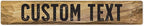 Custom Sign, Custom Street Sign, 11 Font Colors, 13 Font Styles, 4 Hole Options, 22 Sizes, 6x36 Inches, Rust Free DiBound, Fade Resistant, Made in USA by My Sign Center (Stone)
