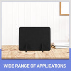 HOODANCOS 2pcs Felt Privacy Panel for Desktop Noise Reduction No Drill Installation Versatile Tabletop Separator for Office Classroom and Home Use