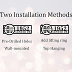 Custom Address Numbers for House, Personalized Hanging Metal Address Signs for Houses, House Warming Gifts New Home, Address Plaques for House Numbers, House Numbers for Outside Plaque, Address Plaque