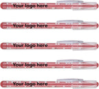 Custom Maze Ballpoint Pens – Personalized Puzzle Pens with Logo/Text – Promotional Pens for Events, Schools, Trade Shows – Fun Interactive Design (Red, 150 Count, Pack of 1)