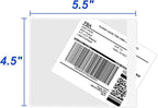 9527 Product 4.5" x 5.5" Clear Adhesive Top Loading Packing List/Shipping Label Envelopes (100 Pack)