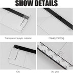 2pcs Office Desk Accessories Monitor Memo Board Computer Message Board Office Supplies for Women Men Computer Sticky Note Holder Home Desktop Message Office Decor (Computer Monitor Note Holder)