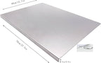 BILLAMB Stainless Steel Cutting Boards for The Kitchen, Suitable for Meat, Fruits, Vegetables, Bread, and Baking Large-sized Cutting Boards (70 x 40cm/27.5 x 15.7 in)