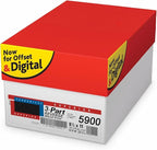 Superior 8.5 x 11 Carbonless Paper, 3 Part Reverse (Bright White/Canary/Pink), 833 Sets (2500 Sheets), 5 REAMS