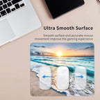 CANFLASHION Gaming Map Mouse Pad,Cusetom Small Mousepad with Designs,Non-Slip Rubber Base Gaming MousePads for Computers Laptop Office,9.5"x7.9"x0.12"(240mmx200mmx3mm),Beautiful Sunrise Beach