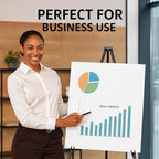 WritePads White Poster Boards 22"x28", 100 Pack, 130LB/290gsm Heavyweight Poster Board, 14PT Thick White Presentation Boards for School Projects, Crafts, Office, Made in USA