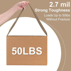 Ealyder Tape Brown Packing Tape 2 inch x 60 Yards, 6 Rolls with Dispenser – Heavy Duty Parcel Sealing Tape for Shipping, Moving and Storage, Total 360 Yards