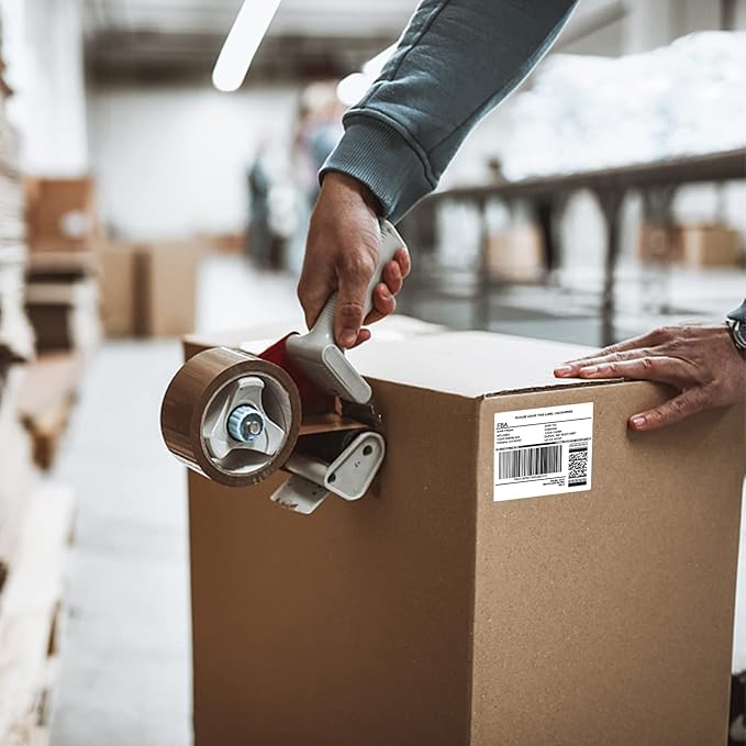 MFLABEL 3-1/3" x 4" Shipping Address Labels, FBA Labels, 6-UP Sticker Labels, White Shipping Labels, Easy to Peel, Address Labels for Laser/Ink Jet Printer, 6 Per Page (1500 Labels, 250 Sheets)