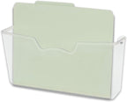 Simple Houseware Clear Wall Mount Pocket Document Organizer for Hanging File Holder