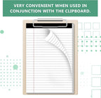 Legal Pads 5×8 Inch Notepad, 12 Pack Note Pads College Ruled Perforated Memo Pad for Work Study Daily Note Taking List, Lined Writing Pads Memo Refills Notepads for Office Home School, 30 Sheet/Pad