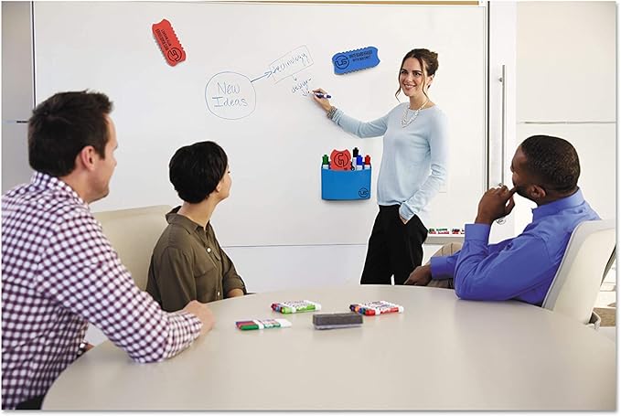 Dry Erase Eraser Magnetic Whiteboard Eraser 8 Pack White Board Erasers, Dry Erase for Whiteboard, Chalkboard and Glass