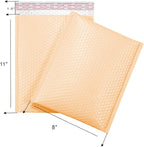 Bubble Mailers MEIANJU L11xW8 inch Padded Poly Mailer Envelopes Small Packaging Mailing Envelope Bags Shipping Bag Bulk Pack Self Seal Package Mail Packing Business Supplies,nude pink-25PCS