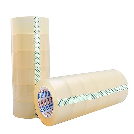 ADHES Packing Tape Shipping Tape Packaging Tape for Moving Boxes,1.88 Inch x 100 Yards x 2.7 Mil, 36Rolls