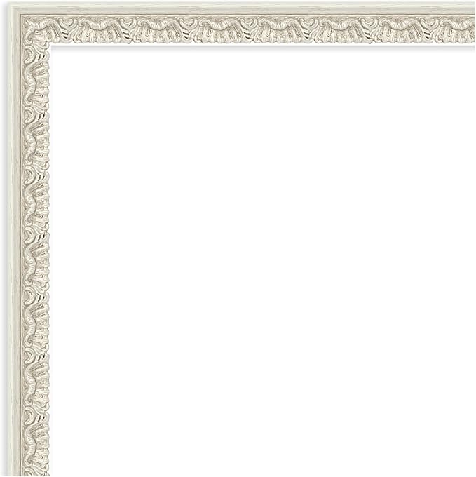 Amanti Art Silver Framed Magnetic Board 22x26 Medium Vision Board for use with Magnets, 100% Metal Sheet to Display Items as Office Decor or for Home Organization in mudroom, Kitchen or Kids Room