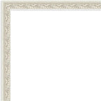 Amanti Art Silver Framed Magnetic Board 34x42 X-Large Vision Board for use with Magnets, 100% Metal Sheet to Display Items as Office Decor or for Home Organization in mudroom, Kitchen or Kids Room