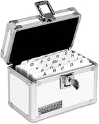 Vaultz Locking Index Card File, 3 x 5 Inches, White (VZ00174)