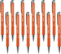 Yucold Customized ballpoint pens in bulk, personalized ballpoint pens with free engraving, for use in companies, enterprises, graduation anniversaries (Orange,78)