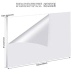 Roowest 1 Pcs 24 x 48 Inch, 1/8 Inch Thick Clear Acrylic Plexiglass Sheets Transparent Plastic Panels Sheets Cut to Size Cast Acrylic Board Panel with Protective Film for Craft DIY Project Sign Frame