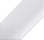 GraduationMall 8.5"x11" Smooth Padded Diploma Cover Certificate Holder White,12-Packs