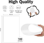 White Cardstock 8.5x14 Thick Paper 100 Sheets, Goefun 65lb Heavyweight Legal Cardstock Printer Paper For Arts and Crafts, Brochures, Menus, Posters