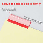 Binder Divider, PANDRI 200 Pack Binder Index Dividers with 8 Insertable Multicolor Big Tabs, Letter Size Paper Binder Divider for School Office Home Business
