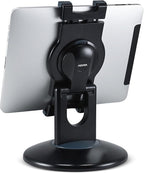 Aidata Tablet Stand - Compatible with iPad, iPad mini, and Most 6-Inch-13-Inch Tablets, Adjustable Commercial POS Holder with 360-Degree Swivel, for Retail, Classroom, Business, and Home, Black