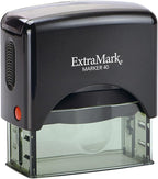 ExtraMark Return Address Stamp - Custom Self Inking Rubber Stamp - Personalized Stamp - Customizable Text with 15 Colors - Wedding Invitation & Housewarming Rubber Stamp