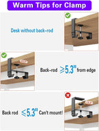 Under Desk Cable Management Tray 36" - No Drill Computer Wire Organizer Cable Tray, Fabric Cord Hider Clamp Mount, Premium Fabric Cable Management Tray for Office, Home (Black/1set)