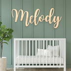 Personalized Wooden Name Sign for Nursery - Custom Name Signs for Kids Room, Personalized Nursery Name Sign - Perfect Room Decoration, Wall Name Decoration & Wedding signs, Family Name Signs (Single Name)