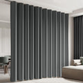 Cbsroro Room Divider Blackout Curtain Track Curtains Wall Dividers Panels Screen for Living Rooms Bedroom Office Privacy Partition Separation, W180 × L96 Inch,1 Panel, Grey