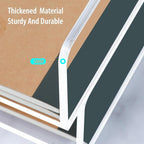 4 Pack Acrylic Paper Tray Organizer for Desk Clear File Organizer,Acrylic Desk Organizers and Accessories Sorter,Perfect for File Paper, Ipad, Letter, A4 Office File, Books, Notes.(Vertical)